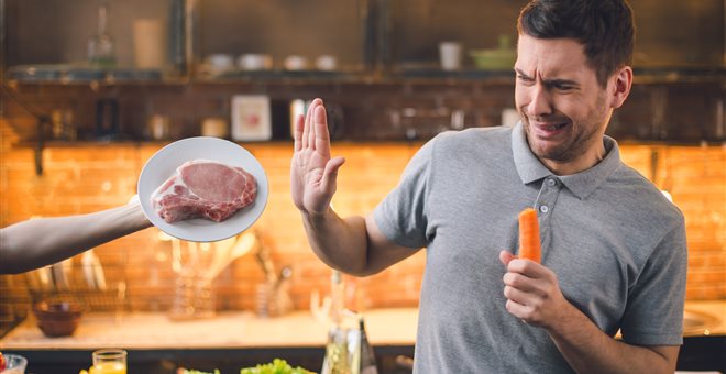 Μειωμένος κίνδυνος καρδιακής ανεπάρκειας για όσους αποφεύγουν το κρέας