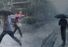 βροχές και καταιγίδες