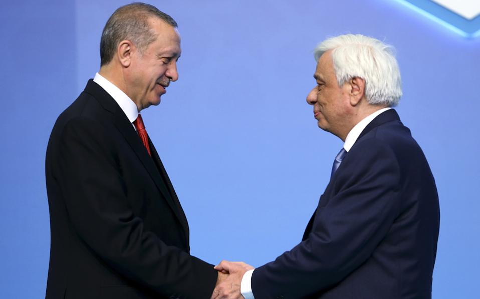 Συνάντηση Ερντόγαν - Παυλόπουλου