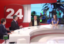 Οι Βλάσης Καραβασίλης και Στέλιος Πρασσάς στην εκπομπή Sports Live