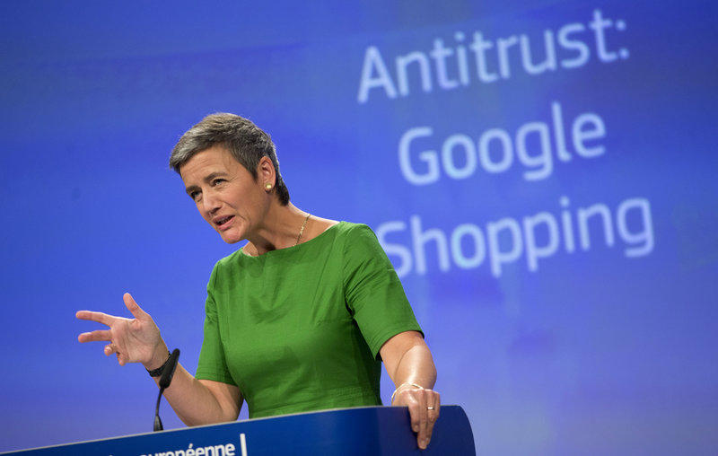 Η επίτροπος Ανταγωνισμού της ΕΕ, Μαργκρέτε Φεστάγκερ