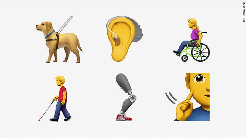 Η Apple προτείνει νέα emoji για άτομα με ειδικές ανάγκες