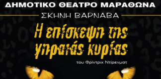 ΔΗΘΕΜΑ – Σκηνή Βαρνάβα: Αναβάλλεται λόγω κρούσματος κορονοϊού η παράσταση της Παρασκευής