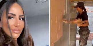 Εργάζεται ως σοβατζής αλλά είναι «πολύ όμορφη» για να την σεβαστούν οι συνάδελφοι της και οι πελάτες