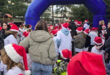 Γέμισε κόκκινα σκουφιά η Νέα Μάκρη – Μεγάλη συμμετοχή στο Santa Fun Run