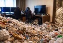 Πελάτης ξενοδοχείου έμεινε 2 χρόνια σε δωμάτιο χωρίς να βγαίνει κι άφησε αυτό το βουνό από σκουπίδια