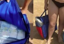 Πήγαν για μπάνιο και βρήκαν στη θάλασσα σακούλες με 700.000 ευρώ (vid)