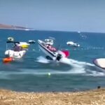 Πήγε να παρκάρει και έκανε… τριπλή καραμπόλα!