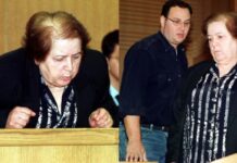 Η Μαρία Σαμπανιώτου σε αρχειακή φωτογραφία από τη δικαστική υπόθεση