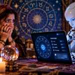 Οι αστρολόγοι φοβούνται ότι η AI θα τους πάρει τη δουλειά Αστρολόγος απέναντι σε τεχνητή νοημοσύνη που αναλύει ωροσκόπιο