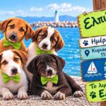 Αφίσα συλλόγου Ελπίδα για ημέρα υιοθεσίας Κυριακή 25 Οκτωβρίου 11:00-14:00 στο λιμανάκι Νέας Μάκρης