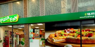Εικόνα σχετική με την αλυσίδα Pizza Fan, φωτογραφία αρχείου