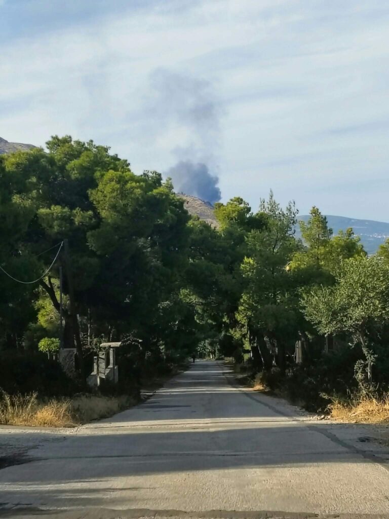 Φωτιά στον Μαραθώνα