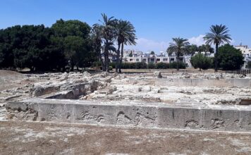 Ανασκαφικός χώρος του αρχαίου Κιτίου στη Λάρνακα της Κύπρου