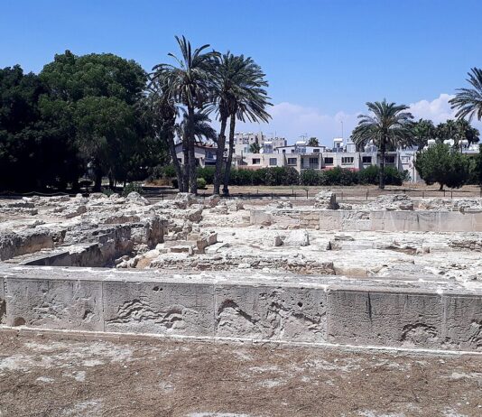 Ανασκαφικός χώρος του αρχαίου Κιτίου στη Λάρνακα της Κύπρου