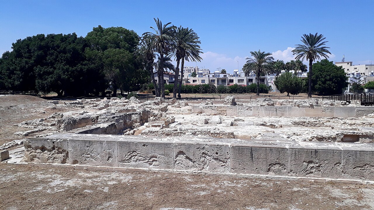 Ανασκαφικός χώρος του αρχαίου Κιτίου στη Λάρνακα