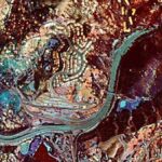 Υπέρυθρη εικόνα από αεροσκάφος NASA του μετώπου της πυρκαγιάς στο Όκλαντ το 1991