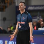 Διαιτητής μπάσκετ σε αγώνα, φωτογραφία που παρείχε ο συντάκτης