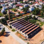 Νέα Μάκρη: «Φιάσκο» με την Πορσελάνα καταγγέλλει η αντιπολίτευση για το έργο των 12,5 εκατ. ευρώ Αεροφωτογραφία του πρώην εργοστασίου Πορσελάνα στη Νέα Μάκρη