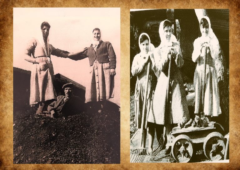 Αρχειακή φωτογραφία λιγνιτωρύχων της Ραφήνας